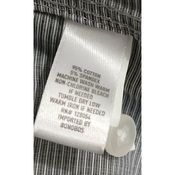 Bonobos mens small button down shirt gray white lot of 2 longsleeve - Picture 9 of 9